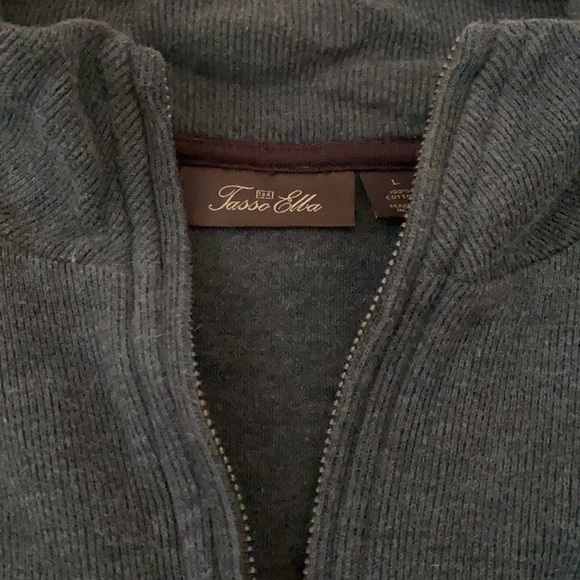 Tasso Elba Men’s full zip sweater - Picture 2 of 4